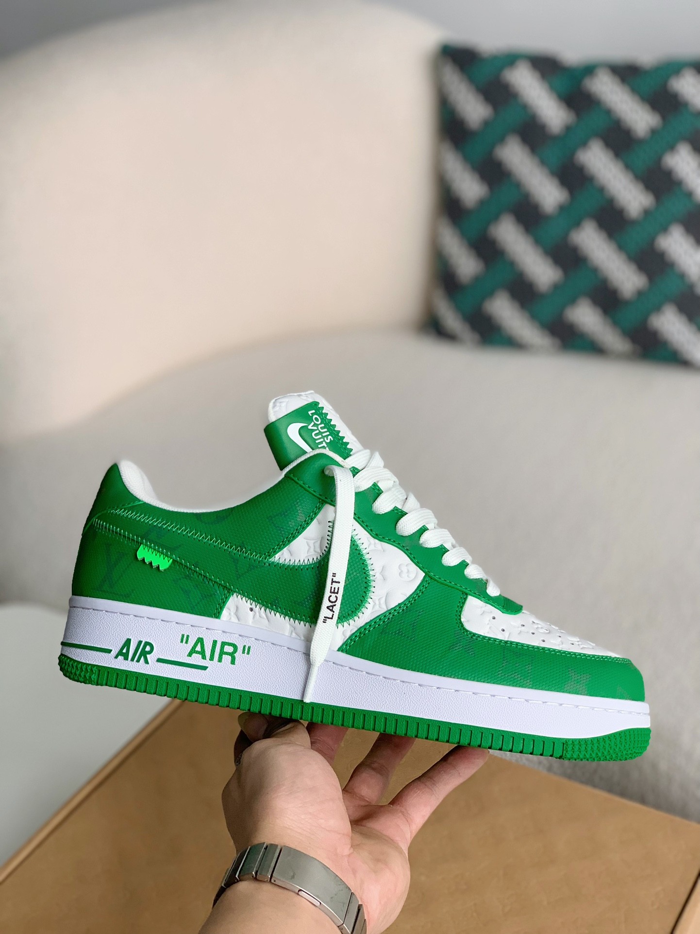 「#162」LOUIS VUITTON X NIKE AIR FORCE 1 Sneaker - 图片 6