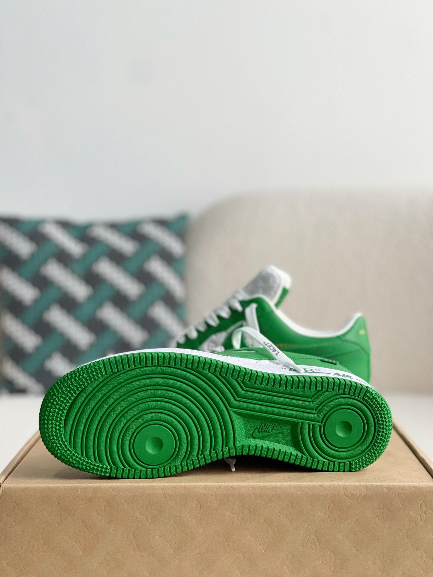「#162」LOUIS VUITTON X NIKE AIR FORCE 1 Sneaker - 图片 5