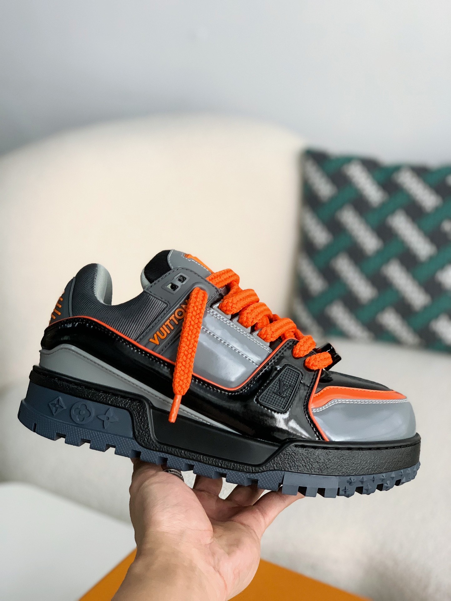 「#1761」LOUIS VUITTON TRAINER MAXI SNEAKERS - 图片 6