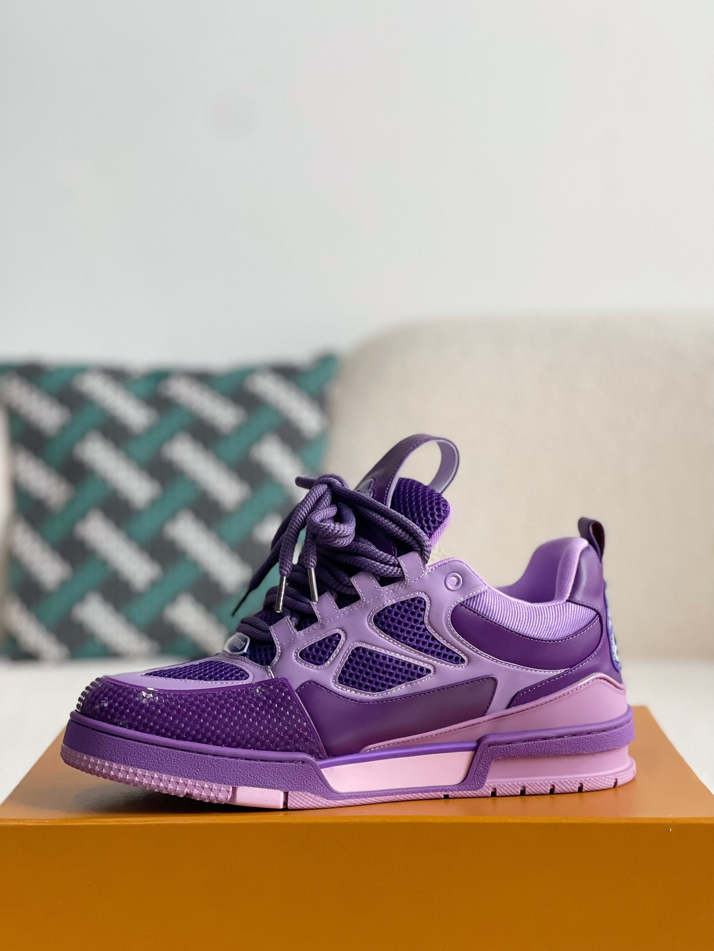 「#1841」LOUIS VUITTON SKATE SNEAKERS - 图片 4