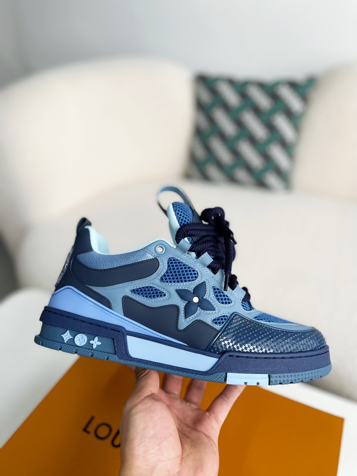 「#1842」LOUIS VUITTON SKATE SNEAKERS - 图片 6