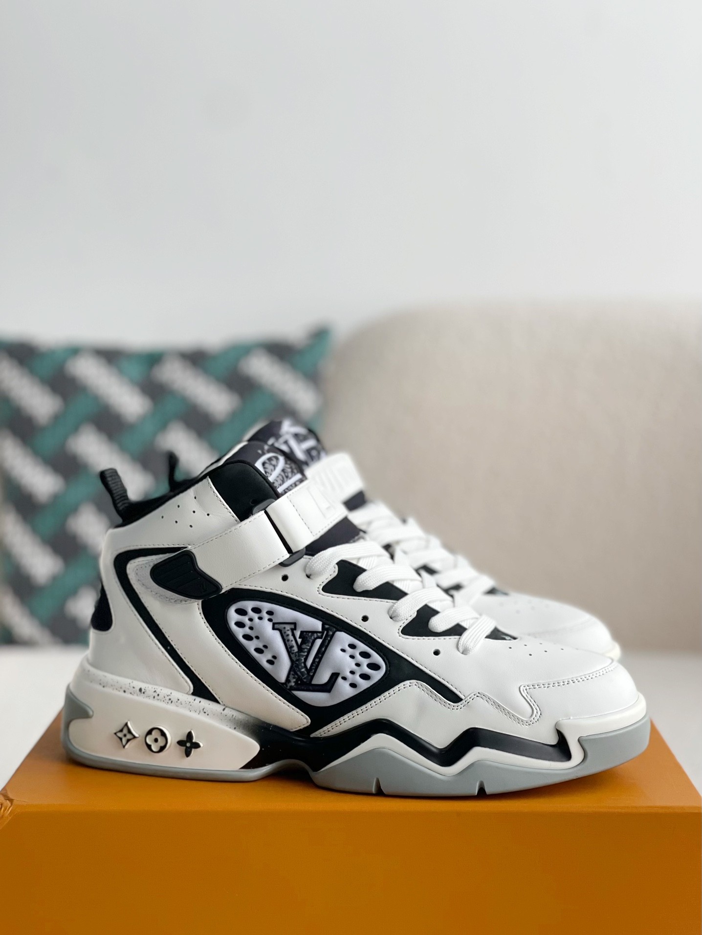「#1966」LOUIS VUITTON Trainer Adjustable Mode Paste Sports Casual Shoes - 图片 2
