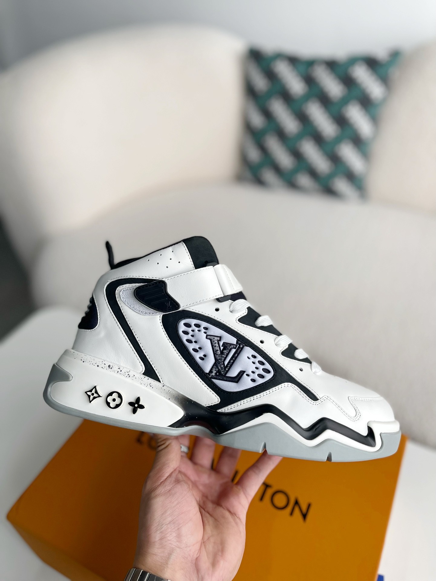 「#1966」LOUIS VUITTON Trainer Adjustable Mode Paste Sports Casual Shoes - 图片 6