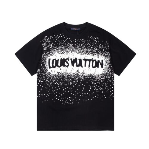 「#2028」Louis Vuitton Ink-jet, graffiti Logo t-shirt