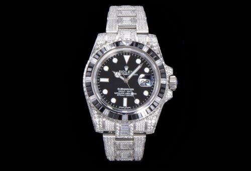 「#2139」Rolex 904 Steel Submariner Luxury Full Diamond Special Edition
