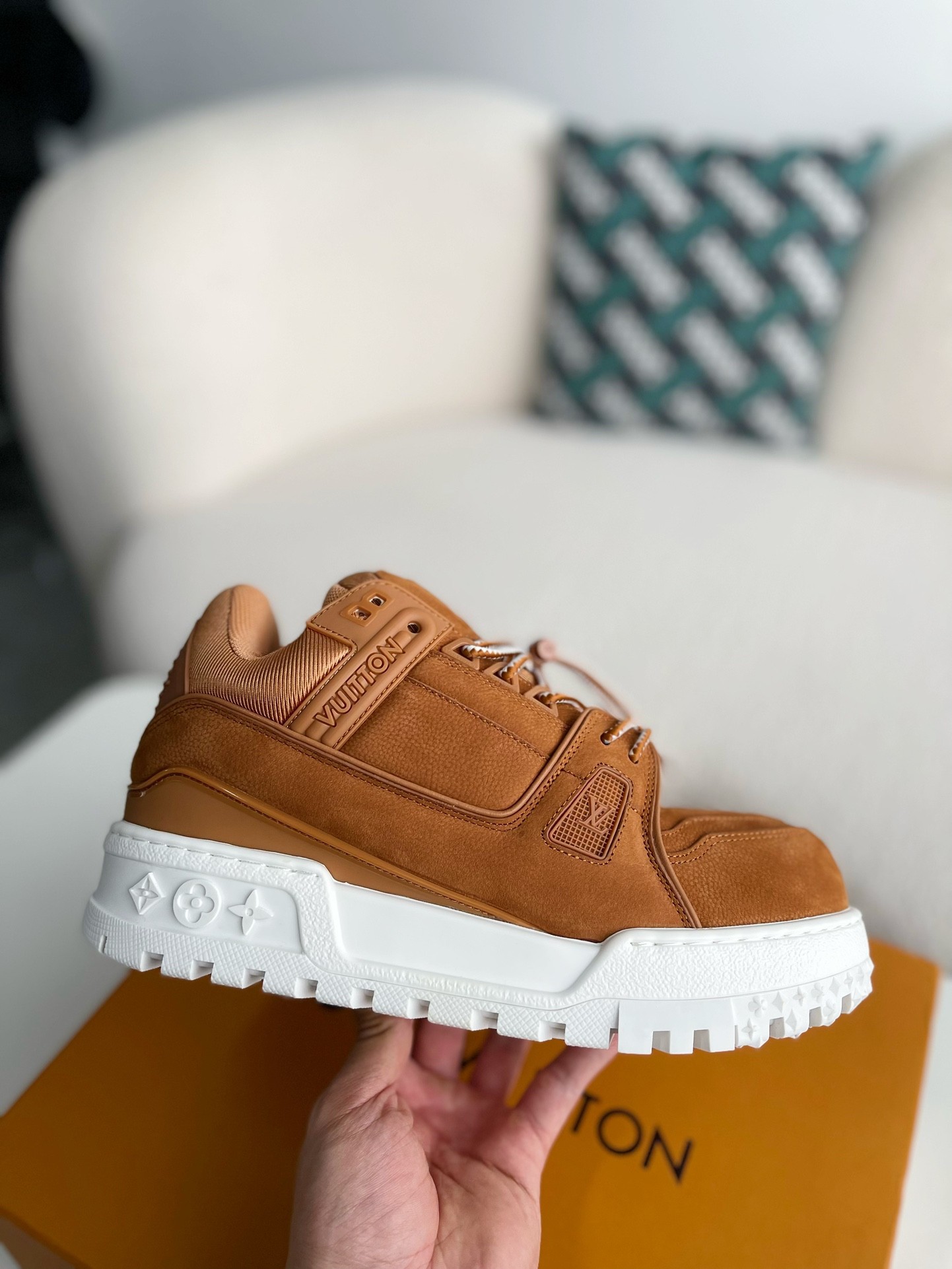 「#2197」 LOUIS VUITTON TRAINER SNEAKERS - 图片 6
