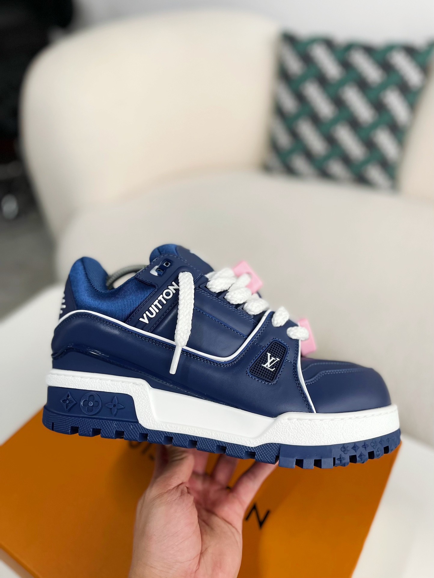 「#2199」LOUIS VUITTON TRAINER 2023Show style Sneakers - 图片 6