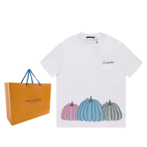 「#2253」Louis Vuitton Pumpkin Printed Short Sleeve