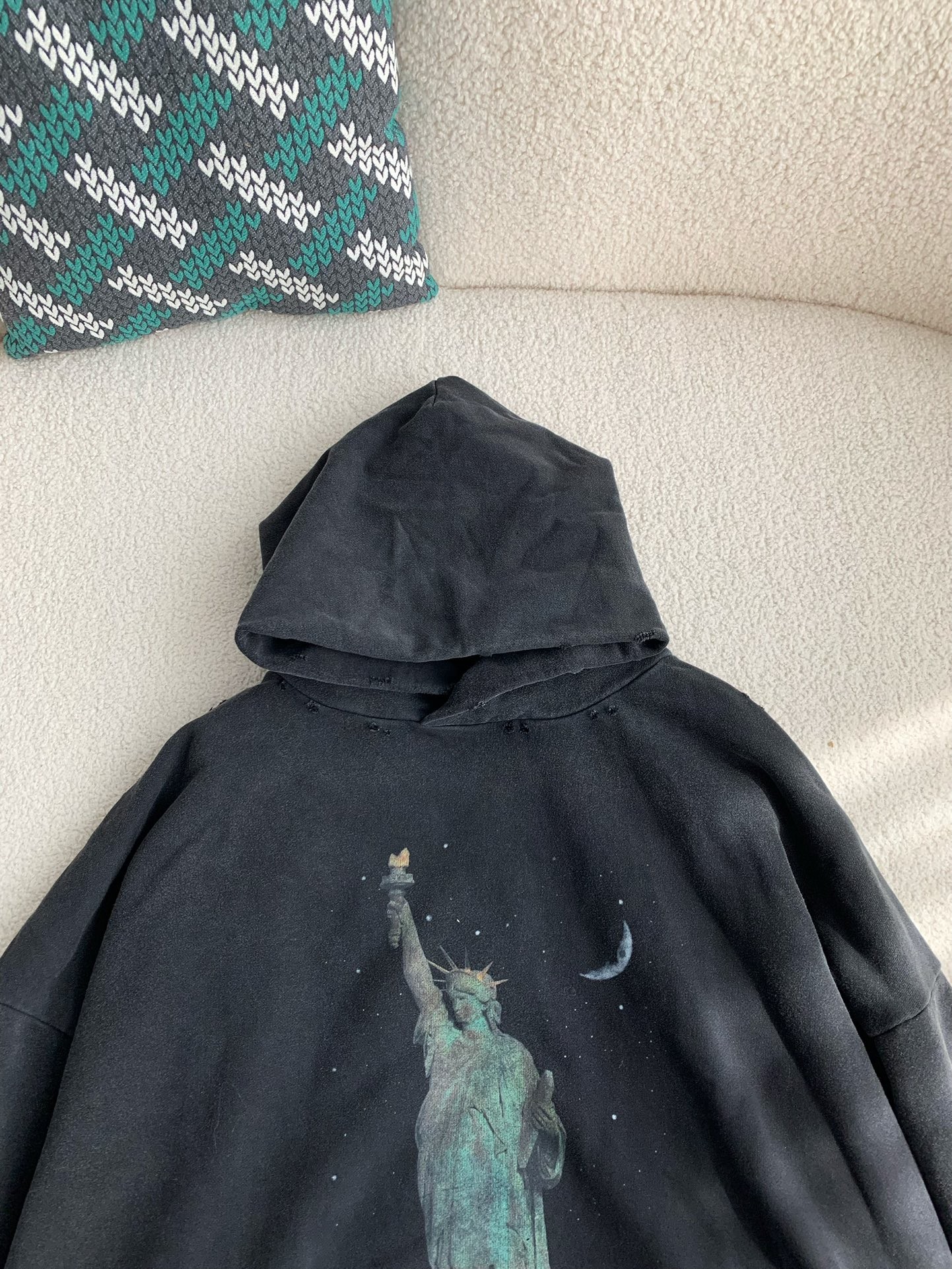 「#2385」Balenciaga print hoodie - 图片 2