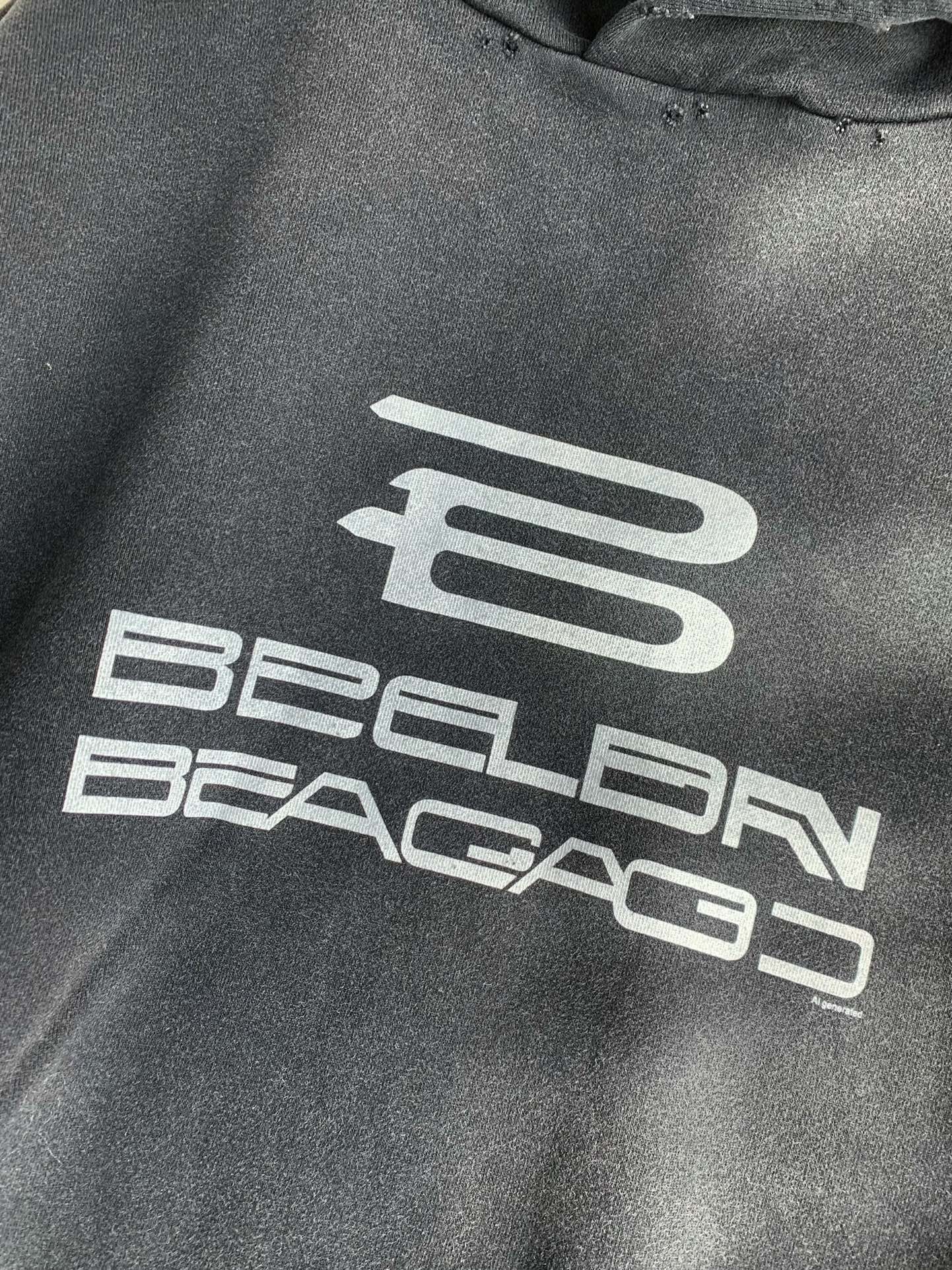 「#2386」Balenciaga logo print sports hooded sweatshirt - 图片 3