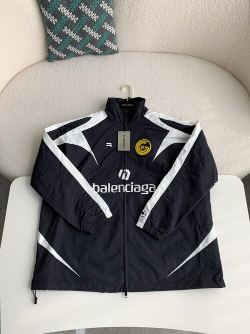 「#1238」Balenciaga patchwork team jacket