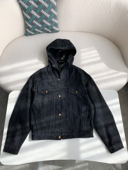 「#2390」Louis Vuitton Hooded Denim Jackets