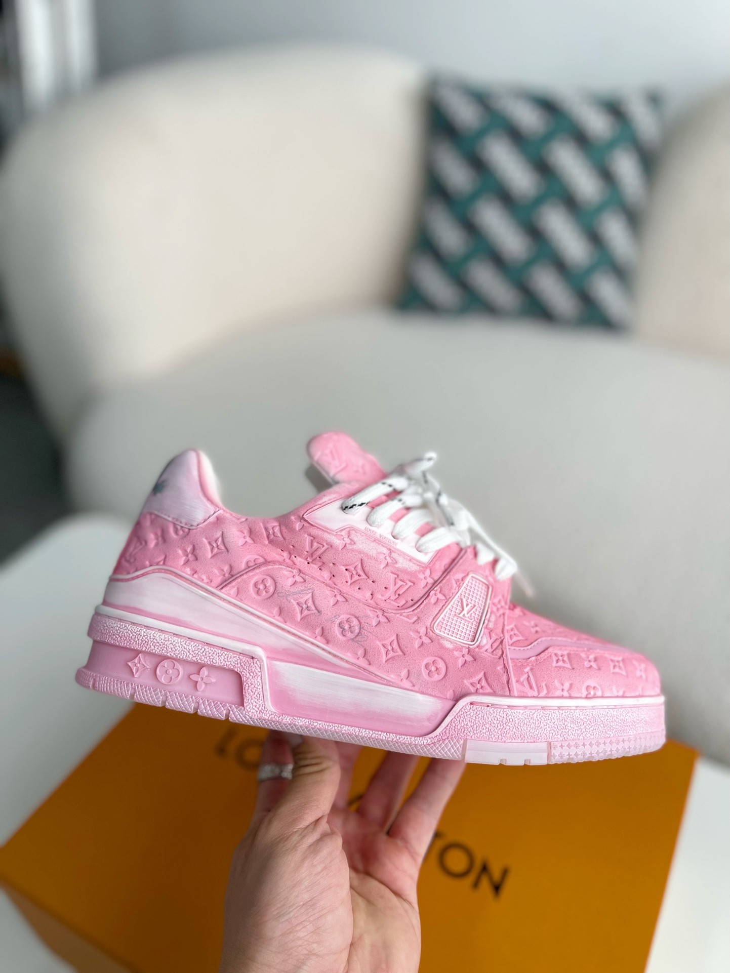 「#2416」 LOUIS VUITTON TRAINER SNEAKERS - 图片 6