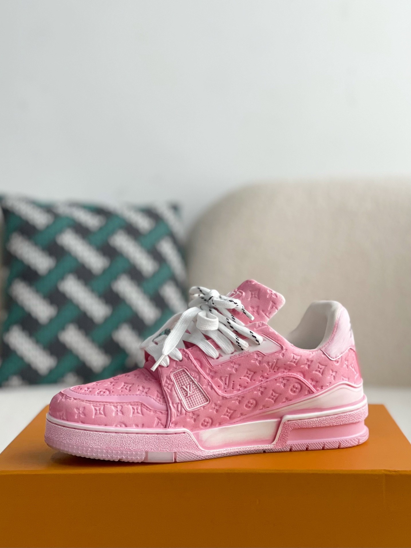 「#2416」 LOUIS VUITTON TRAINER SNEAKERS - 图片 4