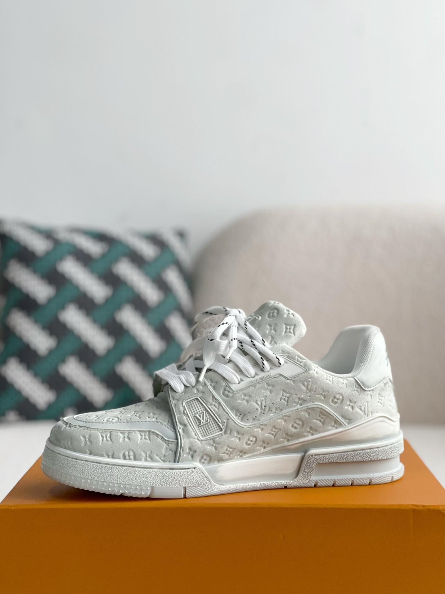 「#2417」 LOUIS VUITTON TRAINER SNEAKERS - 图片 4