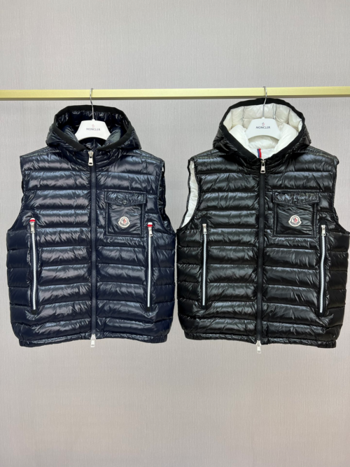 「#2436」Moncler Early Fall Ragot Series Breathable Hooded Vest Jacket