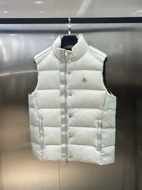 「#2438」Moncler FW2023 Logo Logo Stand Collar Zipper Sleeveless Vest