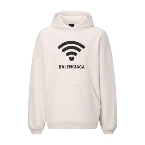 「#2447」Balenciaga heart print hooded sweatshirt