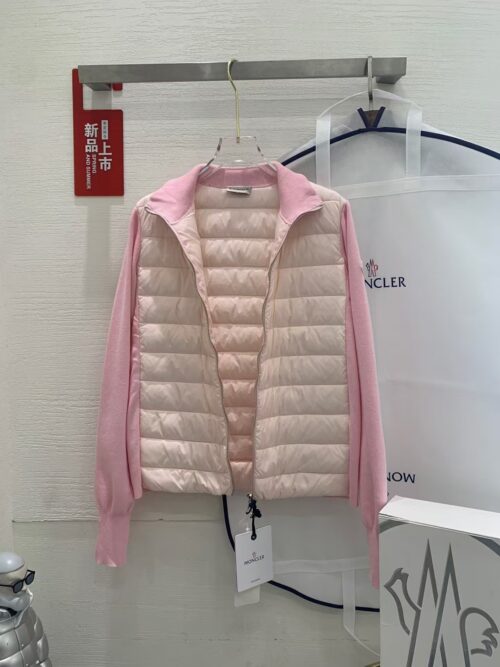「#2458」MONCLER Autumn and Winter New Women's Knitted Down Sweater