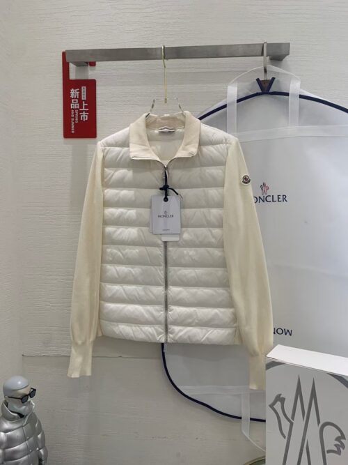 「#2457」MONCLER Autumn and Winter New Women's Knitted Down Sweater