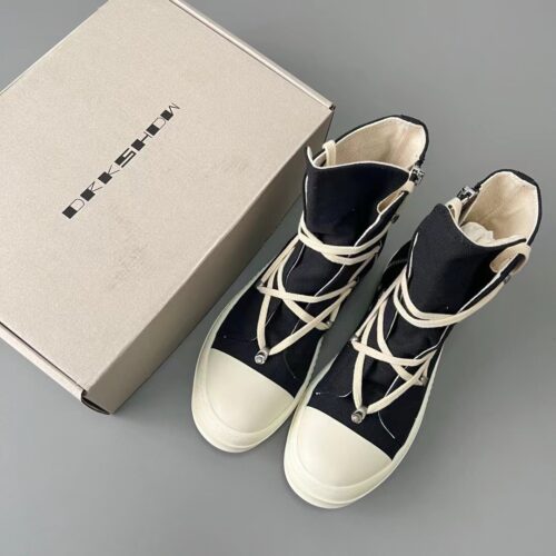 「#2488」Rick Owens DRKSHDW Black canvas pentagram