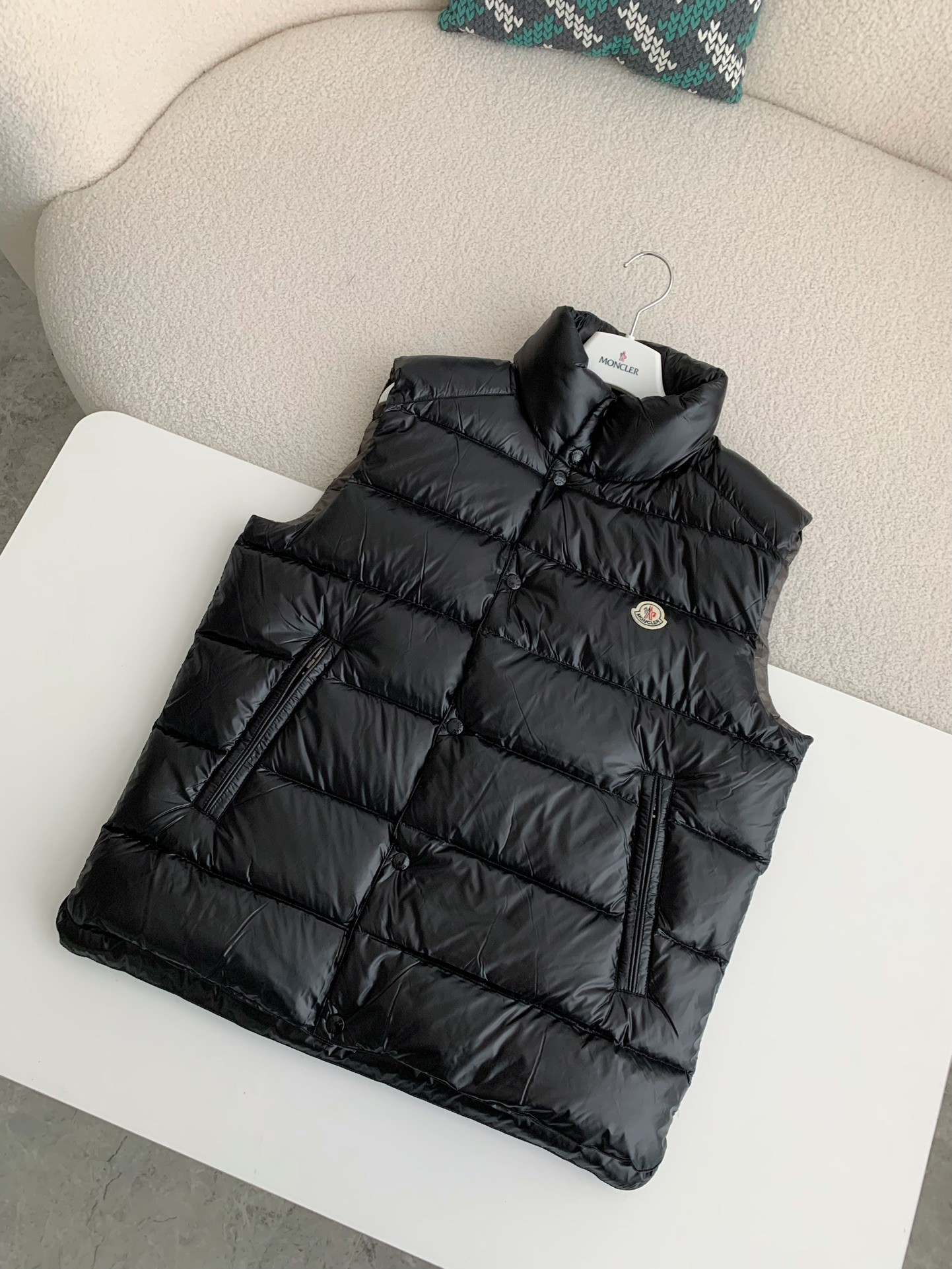 「#2493」Moncler down stand collar vest - 图片 2