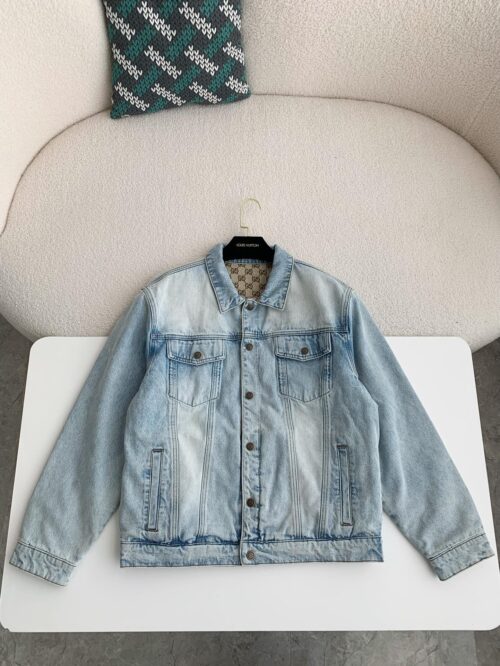 「#2116」 Gucci 24 new double-sided Jean Jacket