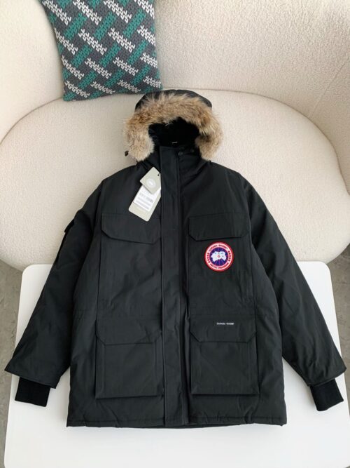 「#2579」Canada goose Classic expedition pure color winter hardhat Parker coat down jacket