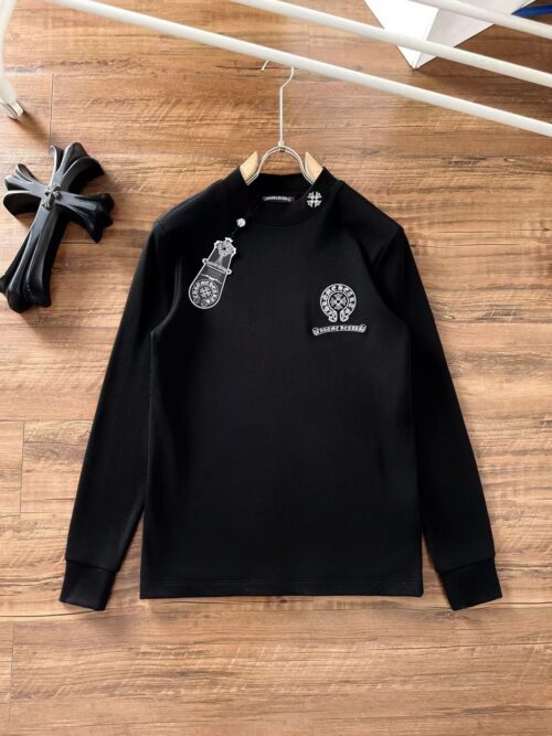 「#2595」Chrome Hearts 24ss embroidered logo sweatshirt