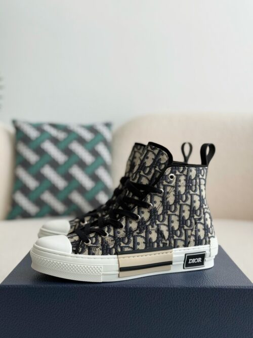 「#2621」Dior B23 logo print high top sneakers