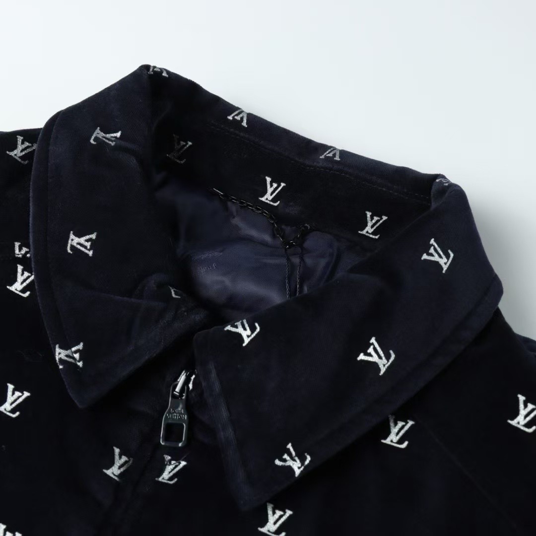 「#2628」Louis Vuitton printed velvet jacket - 图片 4