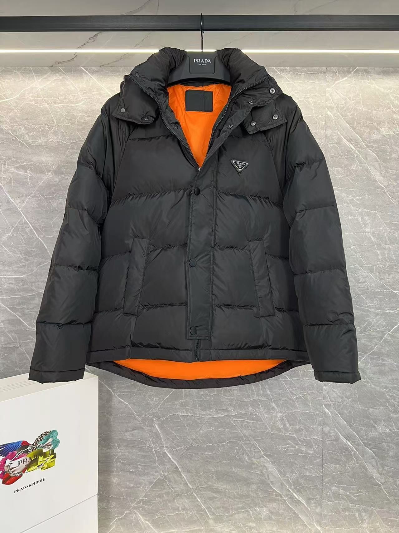 「#2707」Prada RE-Nylon down jacket with detachable hood - 图片 2