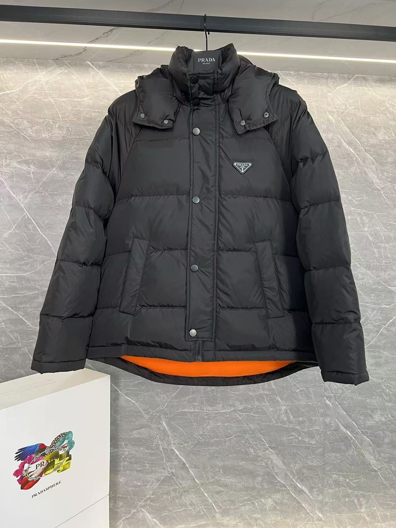 「#2707」Prada RE-Nylon down jacket with detachable hood - 图片 4