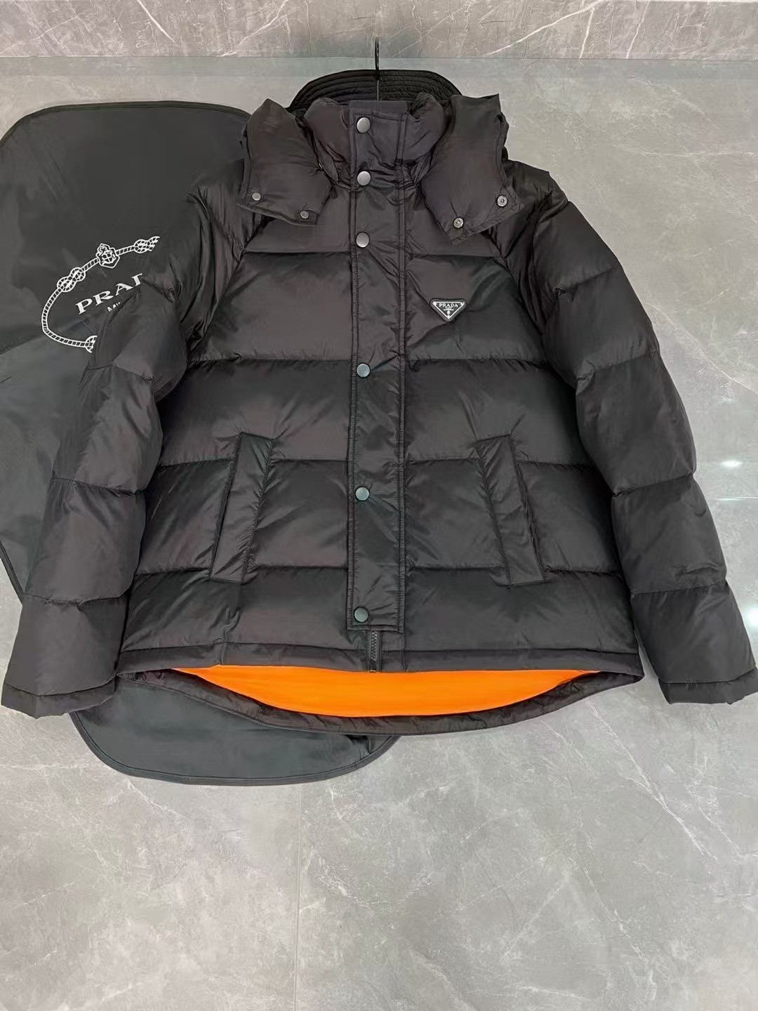 「#2707」Prada RE-Nylon down jacket with detachable hood - 图片 3