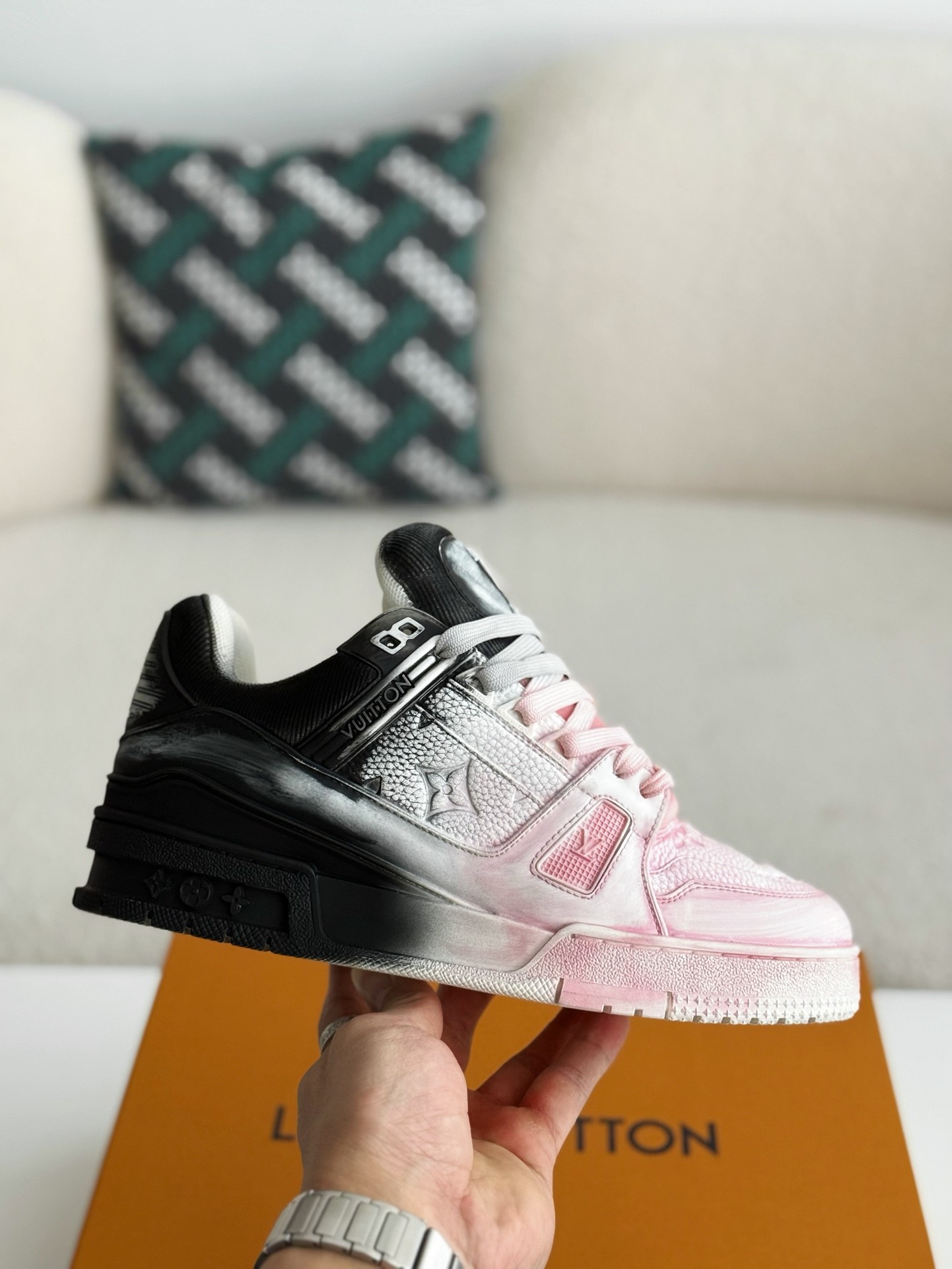 「#2734」 LOUIS VUITTON TRAINER SNEAKERS - 图片 6