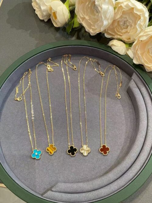 「#2731」Van Cleef & Arpels vca four-leaf clover necklace