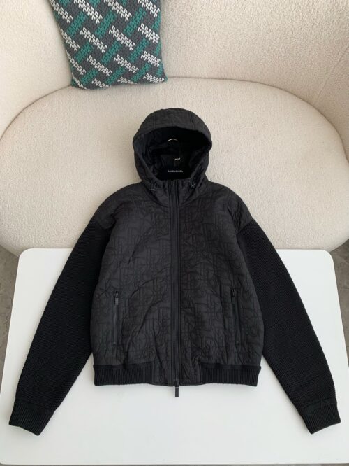 「#2736」Dior FW24 Plain color hooded jacket