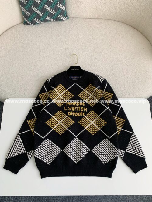 「#2764」Louis Vuitton ss25 Pre-Spring collection, blended wool round-neck sweater