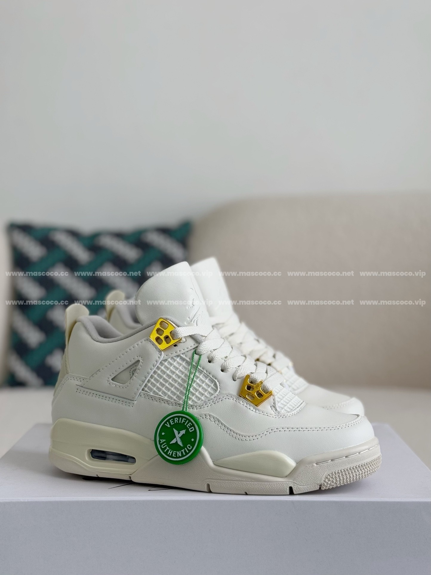 「#2794」Jordan Air Jordan 4 retro kaws suede lightweight wear-resistant non-slip mid-top - 图片 2
