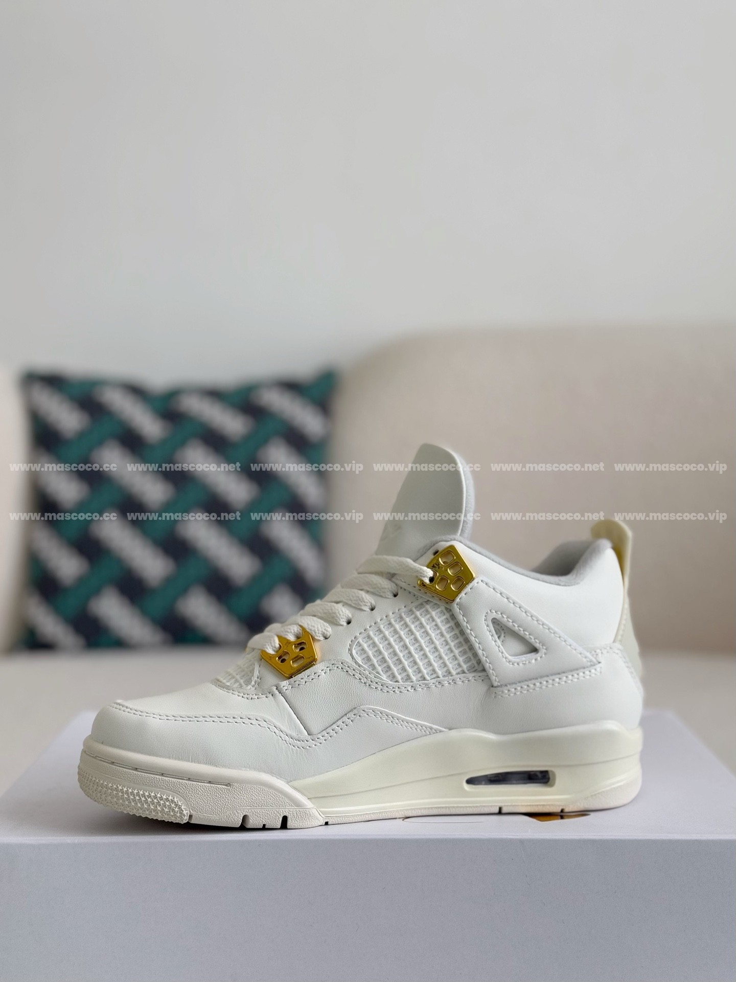 「#2794」Jordan Air Jordan 4 retro kaws suede lightweight wear-resistant non-slip mid-top - 图片 4