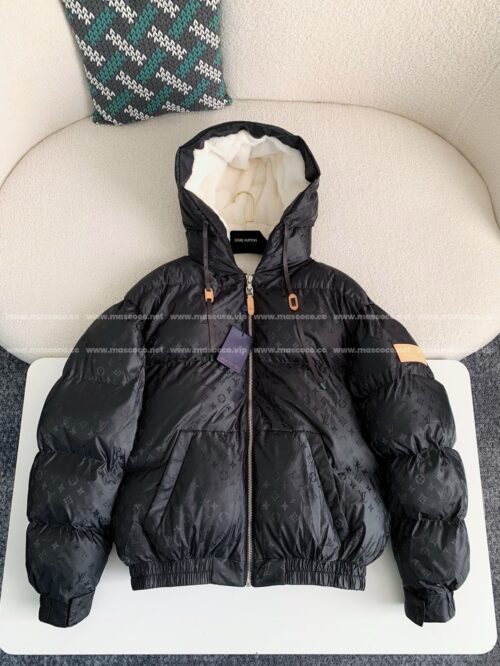 「#2798」LOUIS VUITTON Skiing Series FW24 Printed Hooded Cotton-Padded Jacket