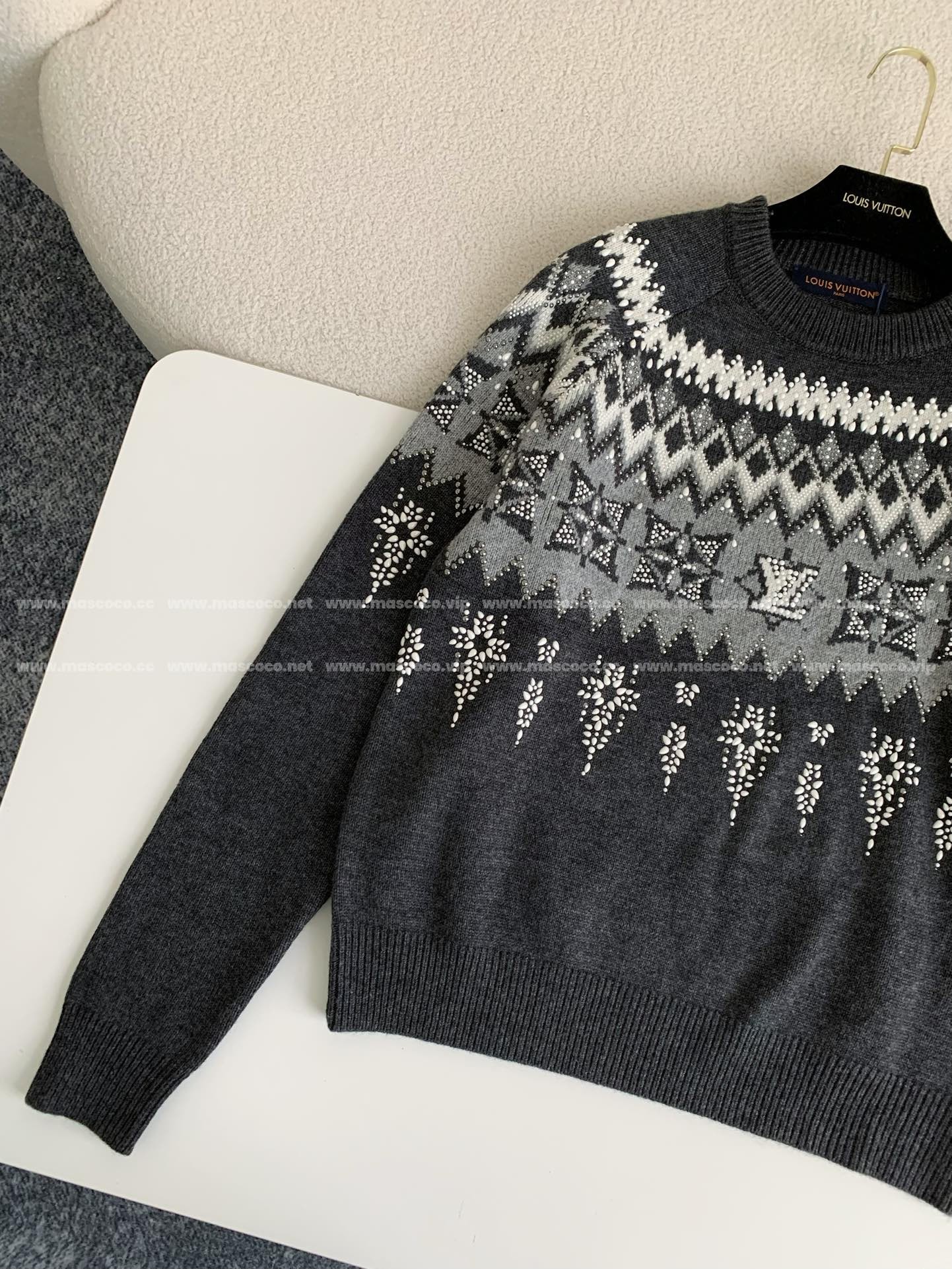 「#2805」Louis Vuitton Ski Collection FW24 Round Neck Sweater - 图片 2