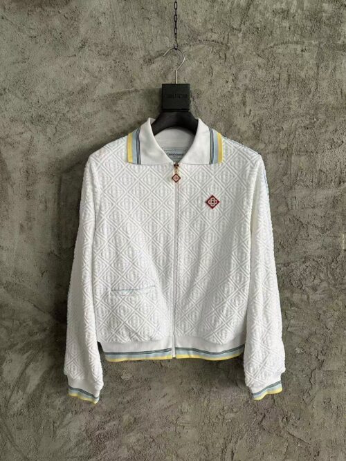 「#2893」casablanca2024ss towel embroidered logo jacquard jacket