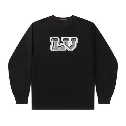 「#2952」Louis Vuitton 24fw autumn and winter letter embroidered long sleeve