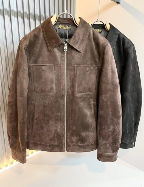 「#3034」Loro Piana24 Autumn and Winter Men's Casual Imitation Deer Down Jacket