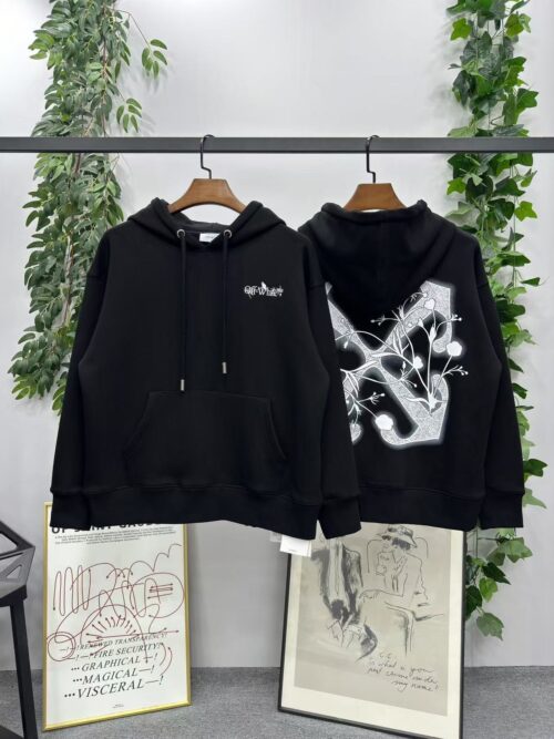 「#3060」offwhite24 autumn and winter tulip arrow hooded sweatshirt