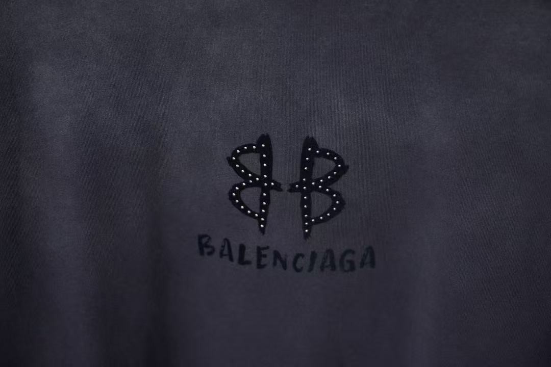 「#3099」Balenciaga Spring/Summer New Suede BB + Hot Diamond T-shirt - 图片 3