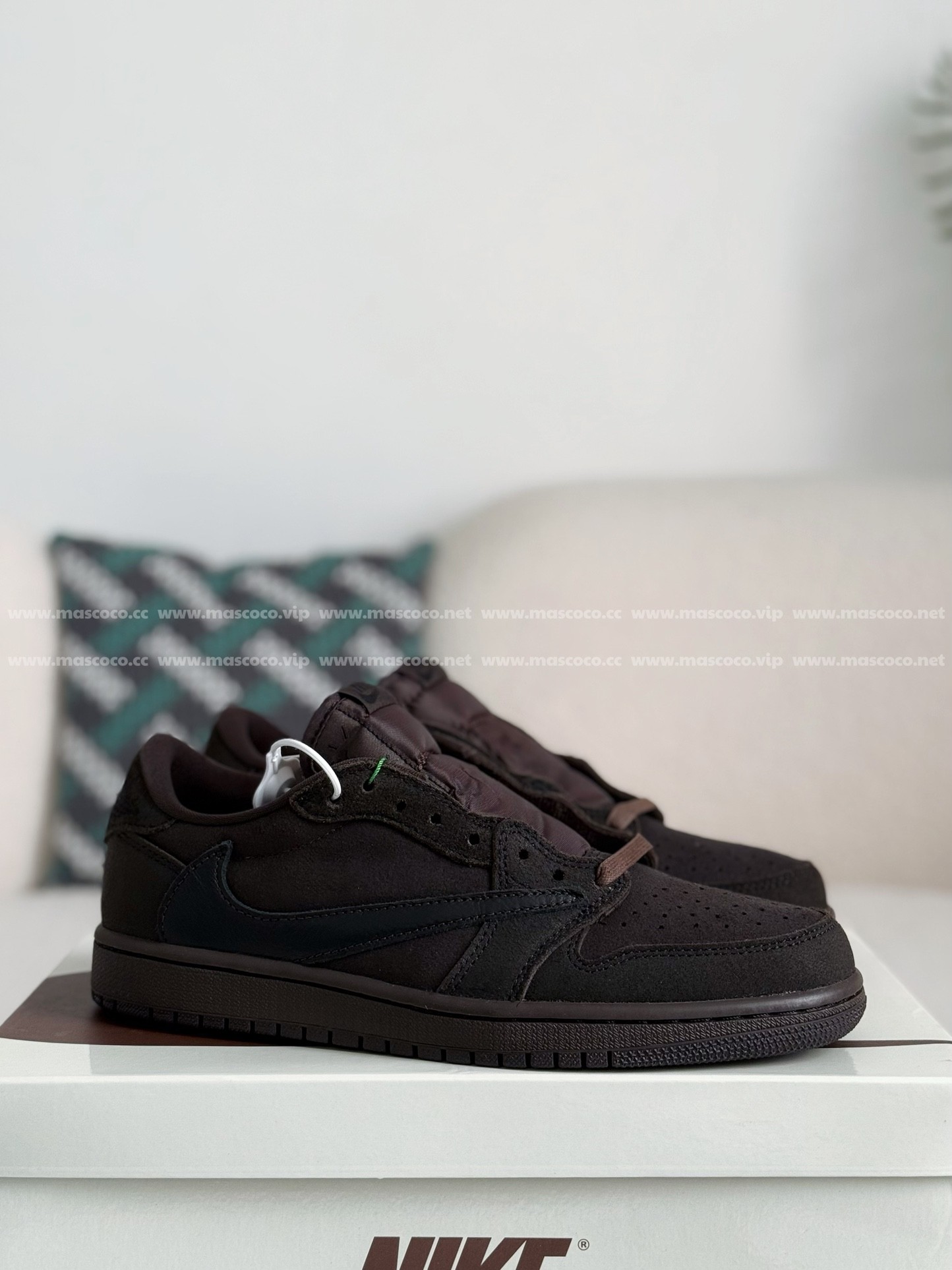 「#3106」Travis Scott x Jordan Air Jordan 1 Low Golf 6.0 Sneakers - 图片 2