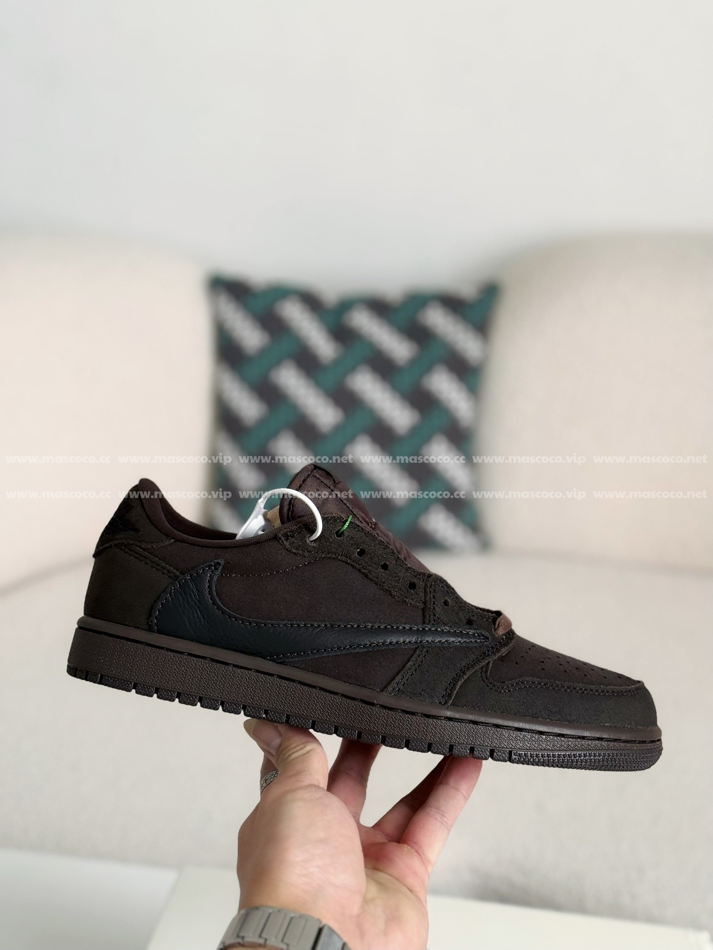 「#3106」Travis Scott x Jordan Air Jordan 1 Low Golf 6.0 Sneakers - 图片 6