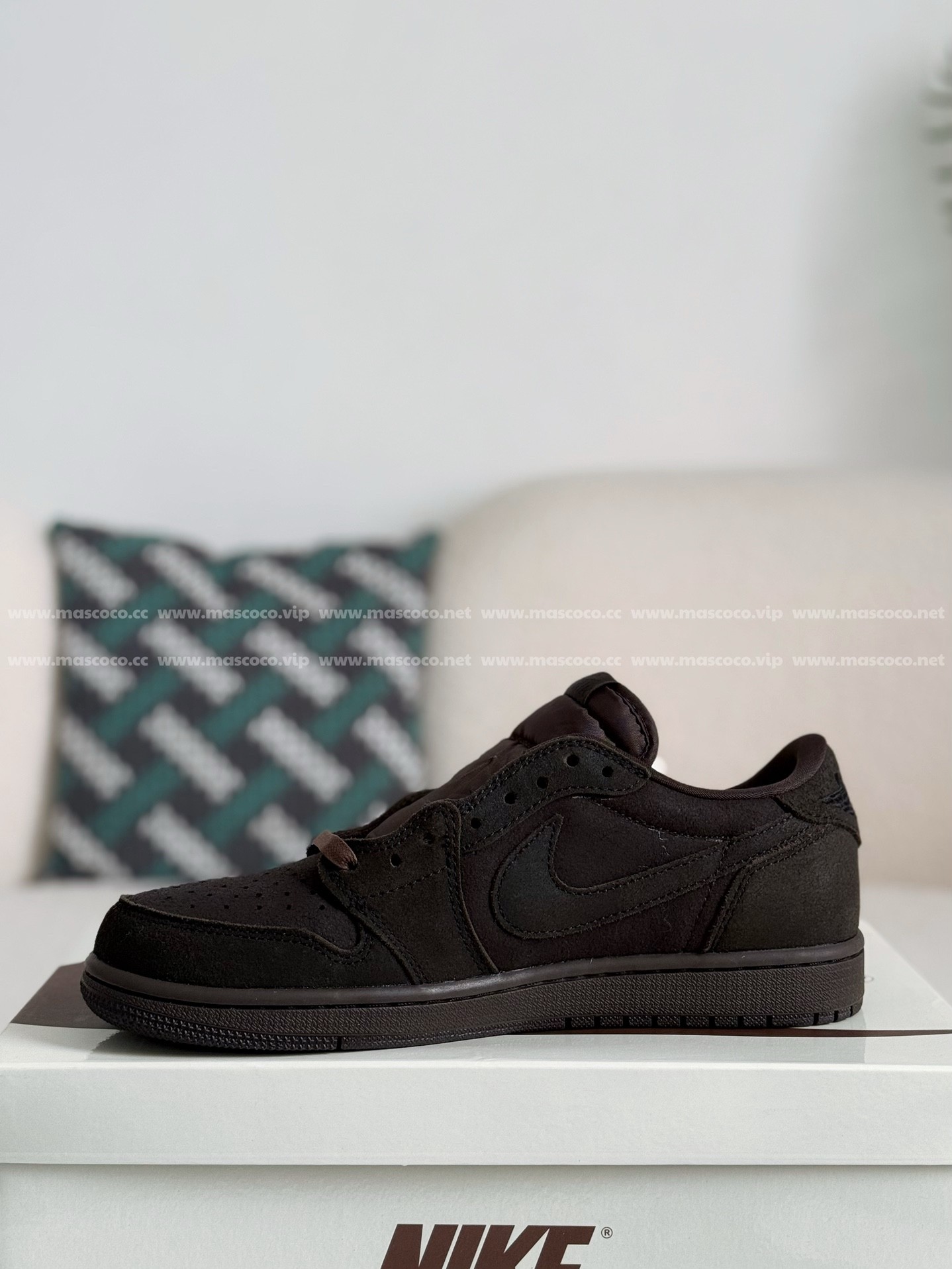 「#3106」Travis Scott x Jordan Air Jordan 1 Low Golf 6.0 Sneakers - 图片 4